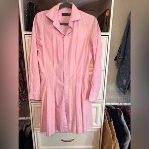 Pink polo dress